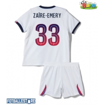 Paris Saint-Germain Warren Zaire-Emery #33 Bortedraktsett Barn 2026-27 Kortermet (+ Korte bukser)